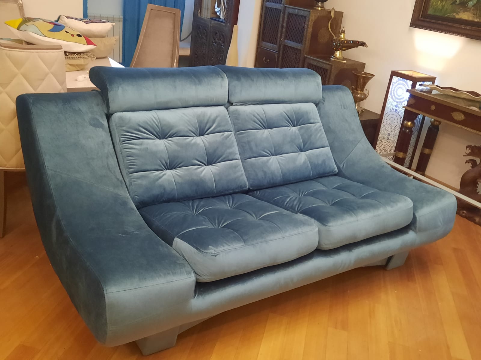 Обивка дивана на дому. Богородское 